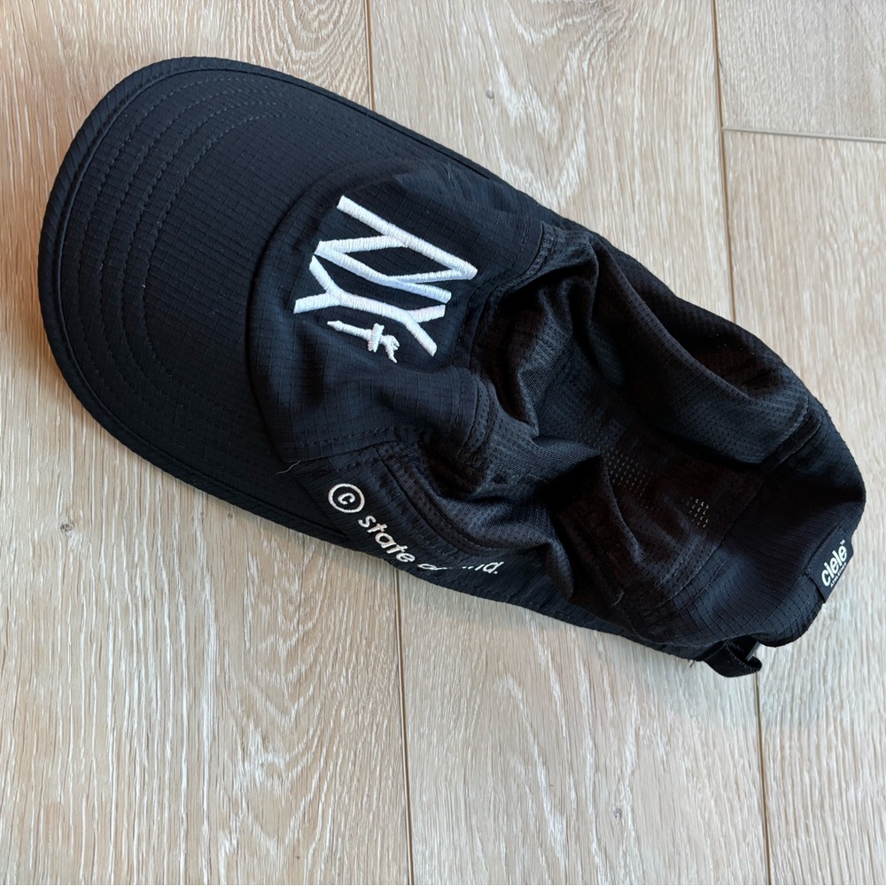 Ciele Black Running Cap